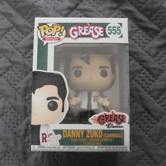 Funko Pop Danny Zuko 555 Grease 40th Anniversary
